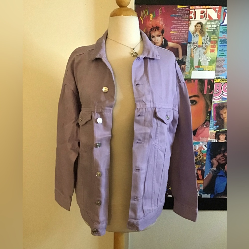H&M Lavender Jean Jacket